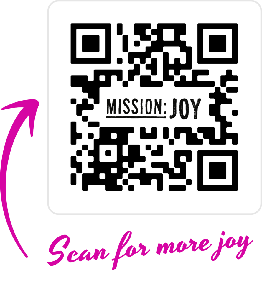 Mission Joy Newsletter Sign Up QR Code